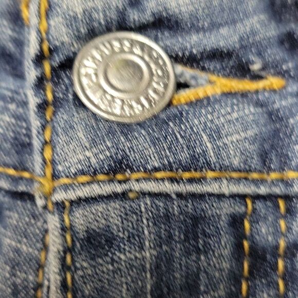 LEVIS 518 WOMENS SUPERFLOW STRETCH CUTOFF SHORTS SIZE JUNIORS 1 - Picture 3 of 8